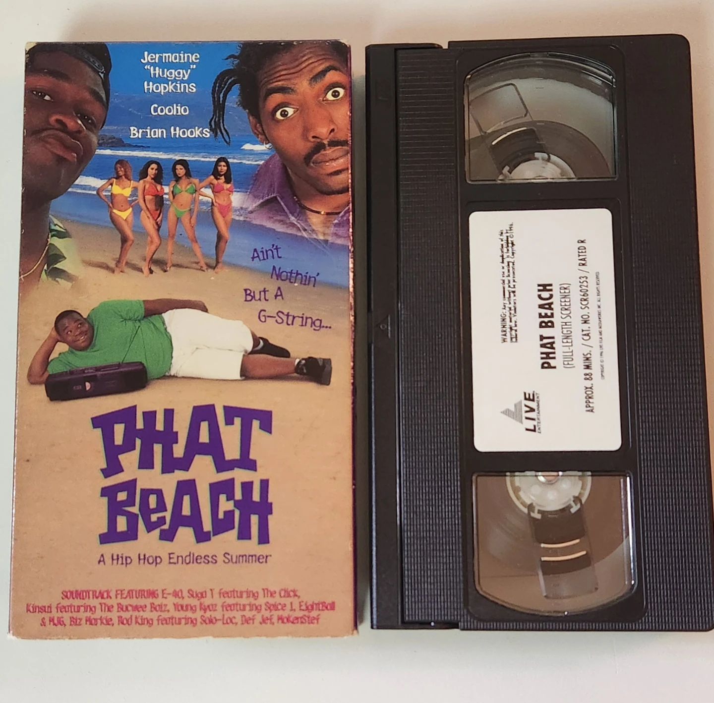 Phat Beach VHS - Coolio - RARE Screener Copy - photo 3
