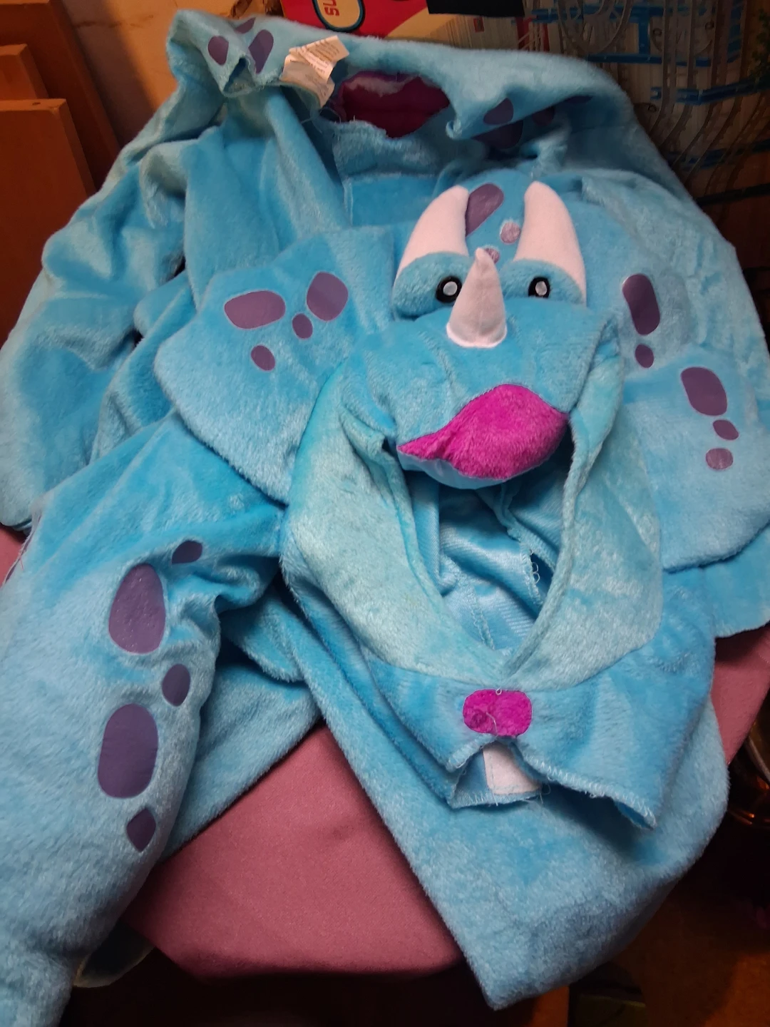 Blue Dinosaur Costume