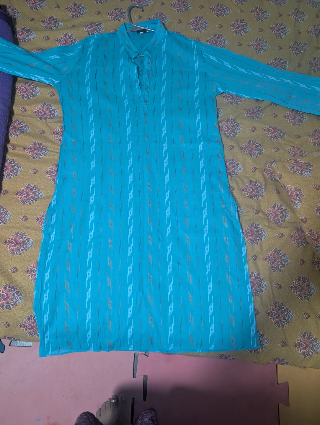 Blue Patterned Kurti Dress - photo 2