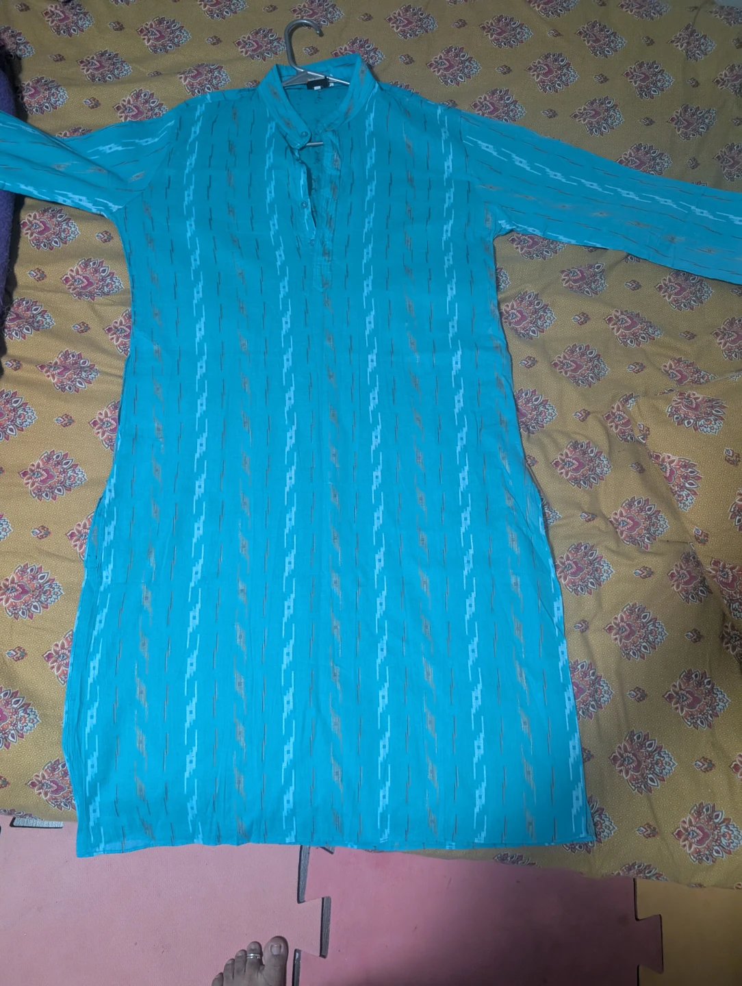Blue Patterned Kurti Dress - photo 3