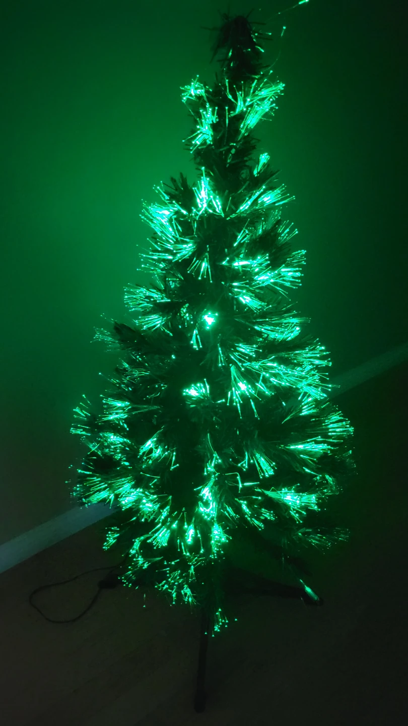 🎉Prelit 4 Ft Full Natural Looking LED Fiber Optic Tree - photo 2
