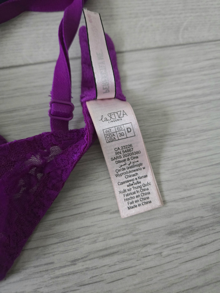 La Senza Bra's 30D Purple Padded Strapped - photo 2