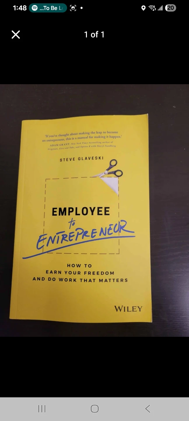 Employee to Entrepreneur by Steve Glaveski