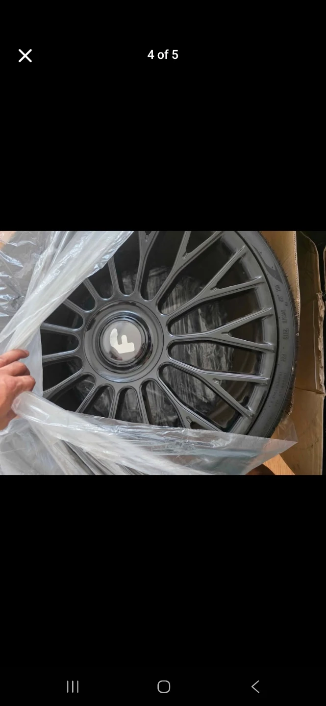 22" Forgiato rims with tires
