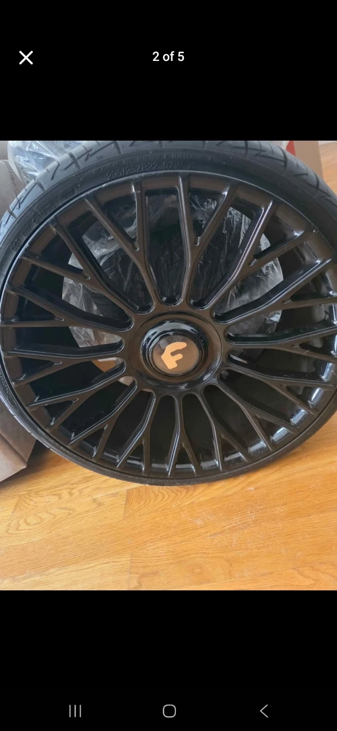 22" Forgiato rims with tires - photo 3