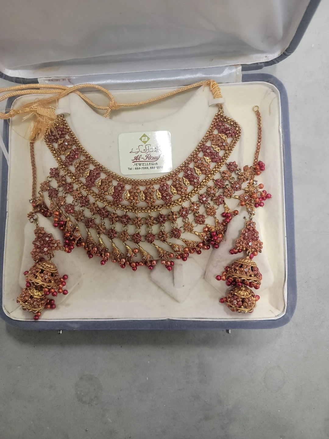 Al-Firoz Jewellery Set with Earrings - photo 3