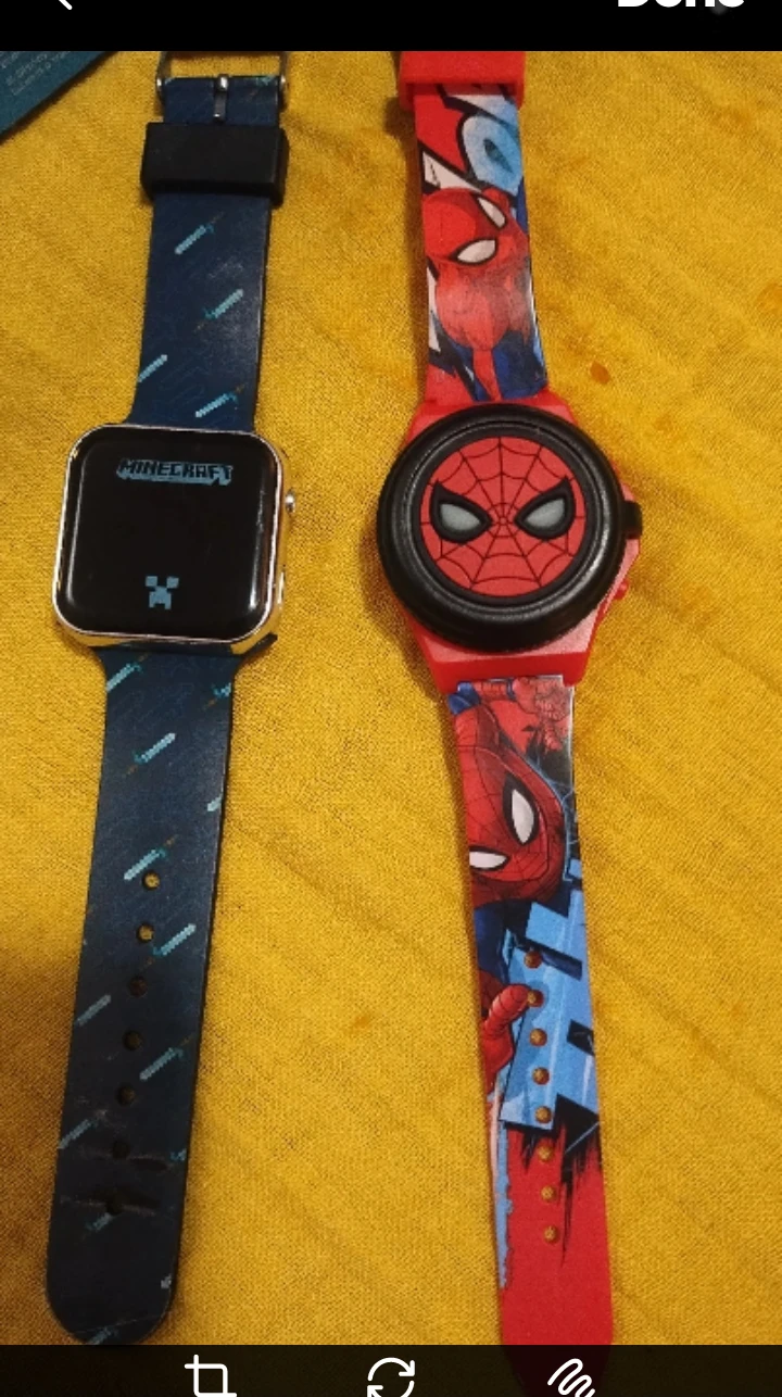 Kids Minecraft & Spiderman Digital Watches
