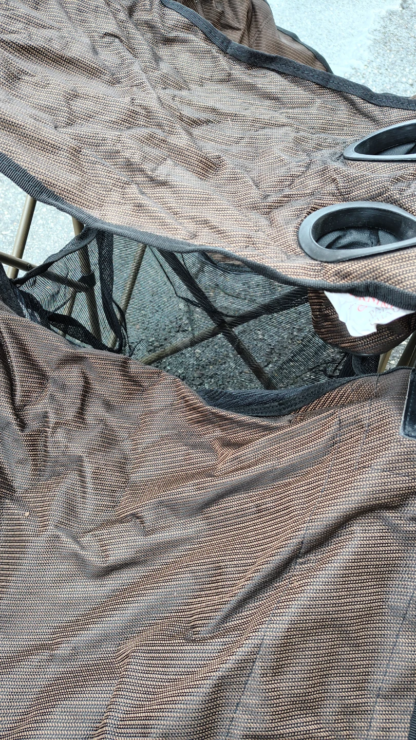 Double Camping Chair with Centre Console - photo 5
