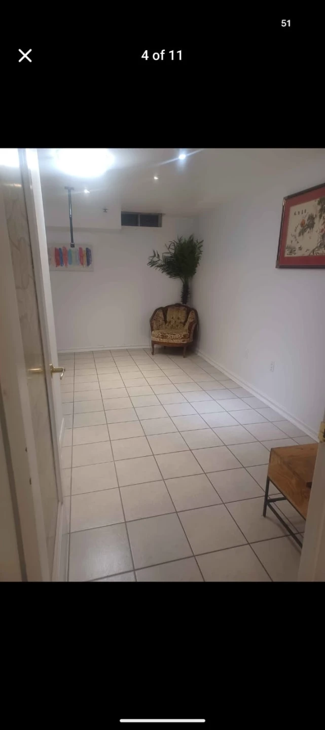 1 master bedroom Basement for rent