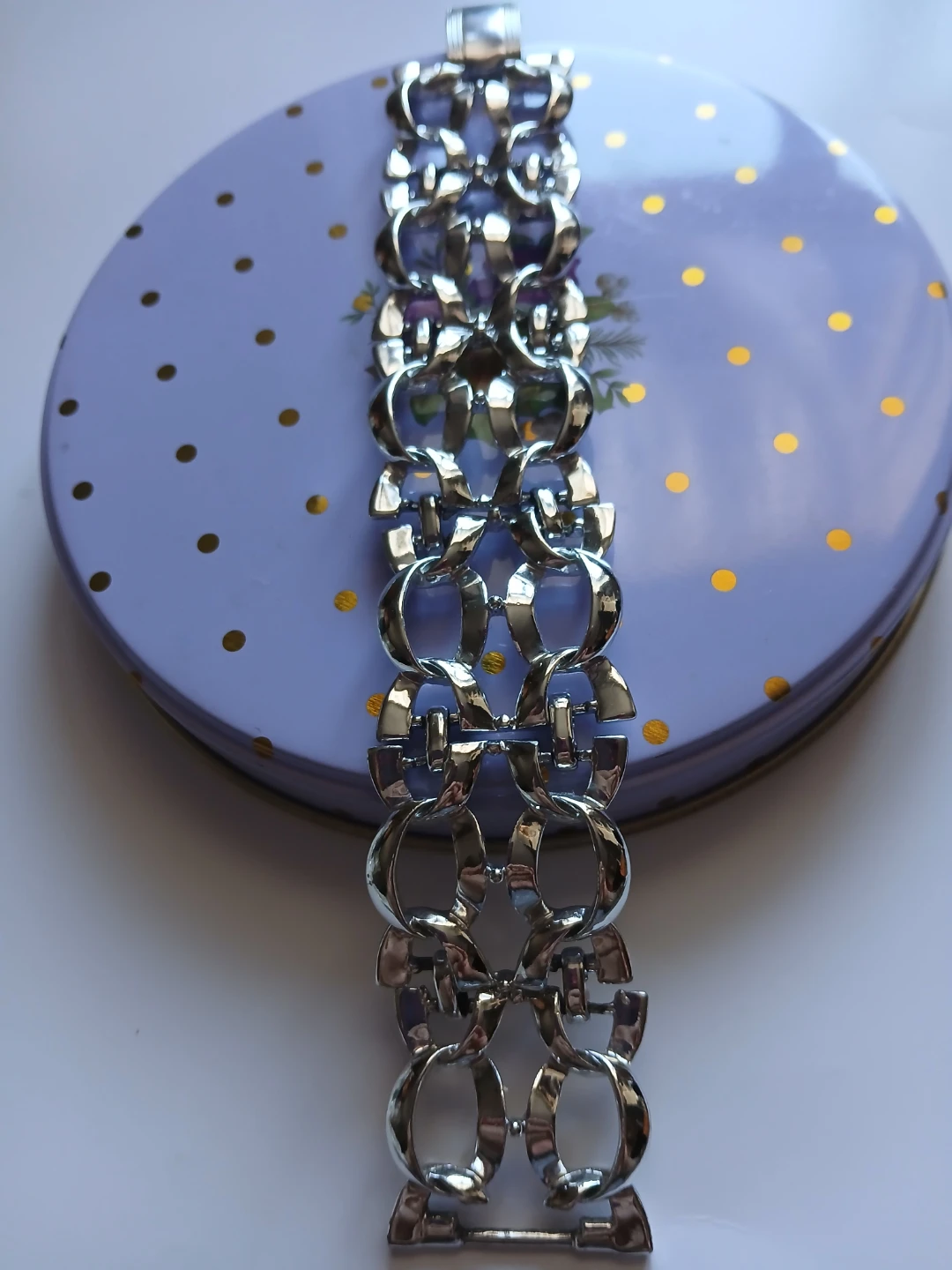 Silver Tone Link Bracelet
