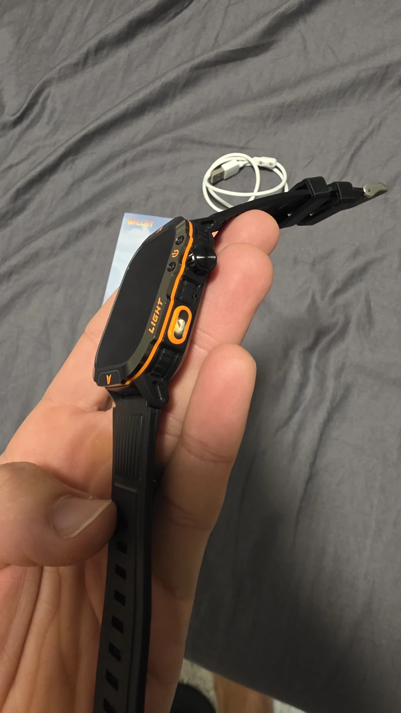 Smartwatch - Black/Orange - photo 3