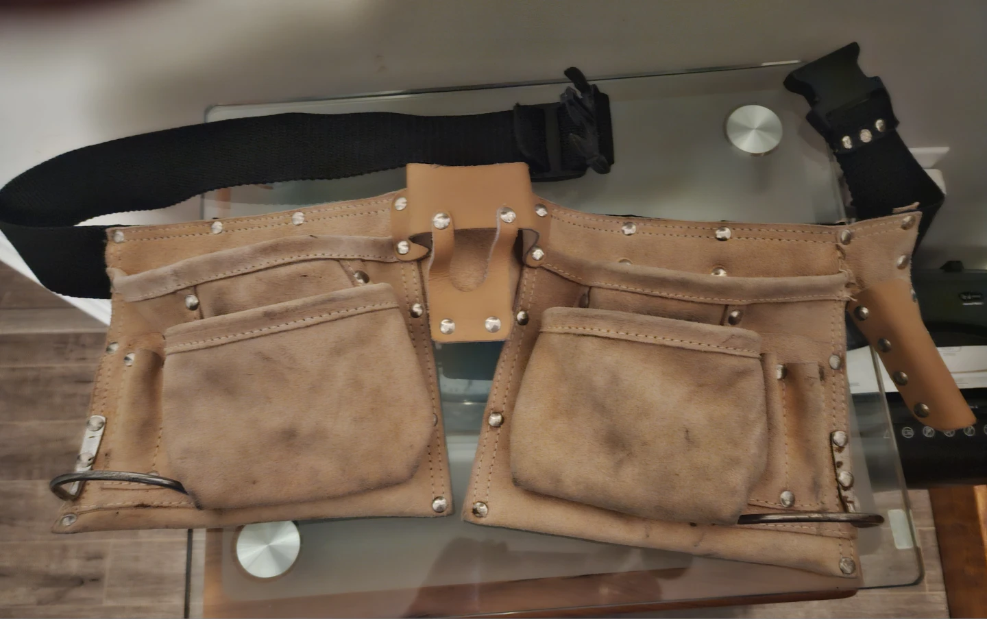 Suede Leather Tool Belt