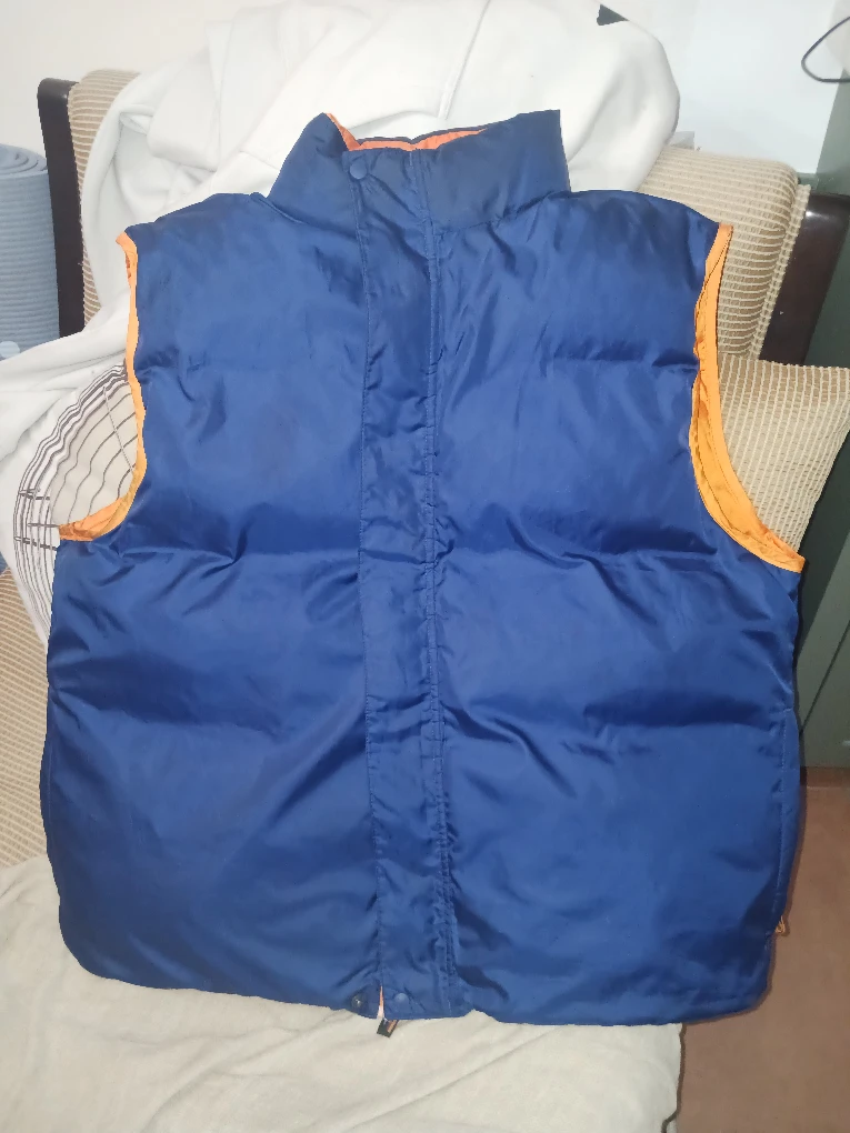 L.L.Bean Reversible Puffer Vest Orange/Blue - photo 3