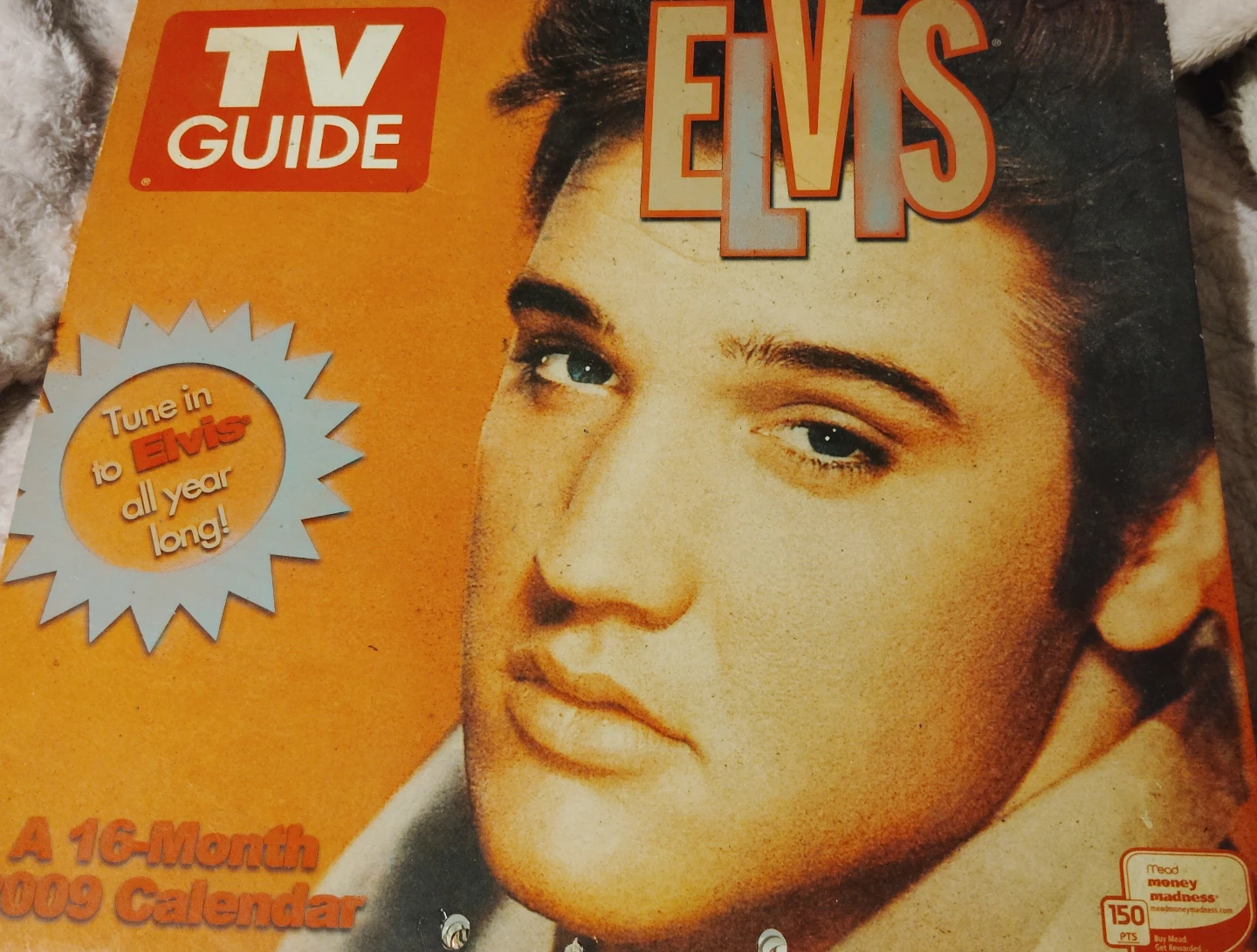TV Guide Elvis 2009 Calendar 🥕