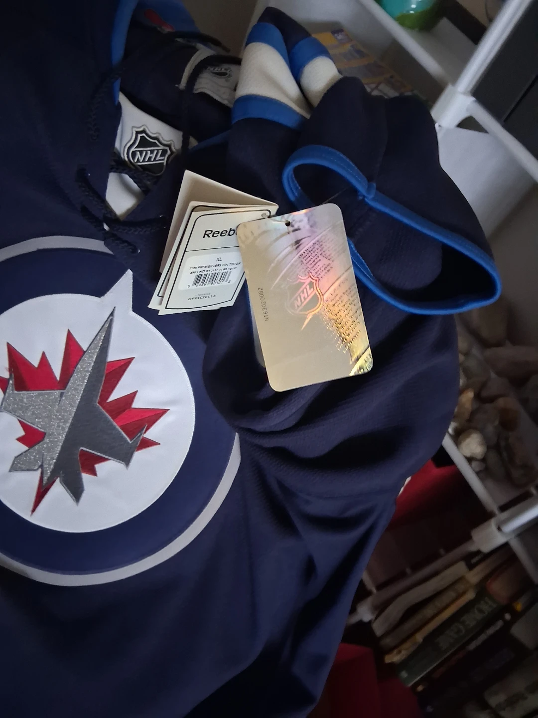 Reebok Winnipeg Jets Kane #9 Autographed Jersey XL - photo 5