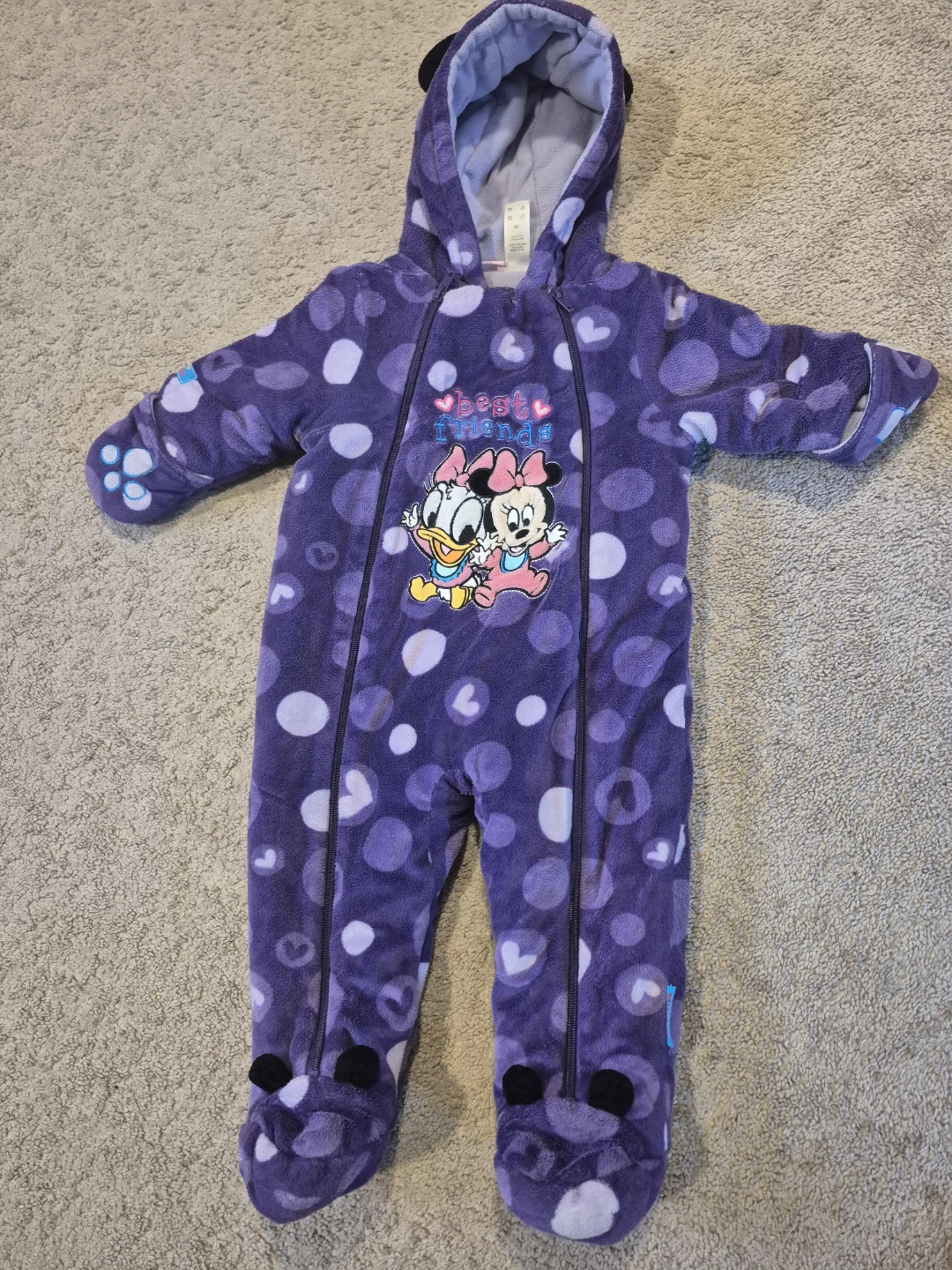 Disney Minnie Mouse Fleece Sleepsuit