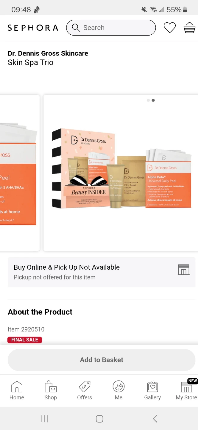 Dr Dennis Gross DermInfusions Repair Serum, Cream, Peel Set