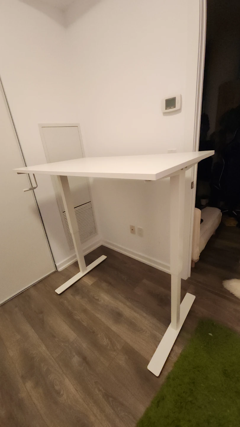 IKEA White Sit - Standing Desk