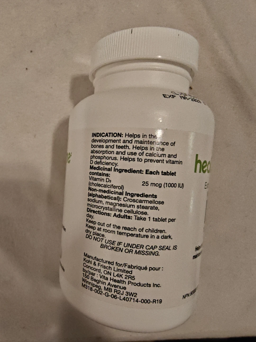 healthOne Vitamine D3 1000 UI Extra fort - photo 3