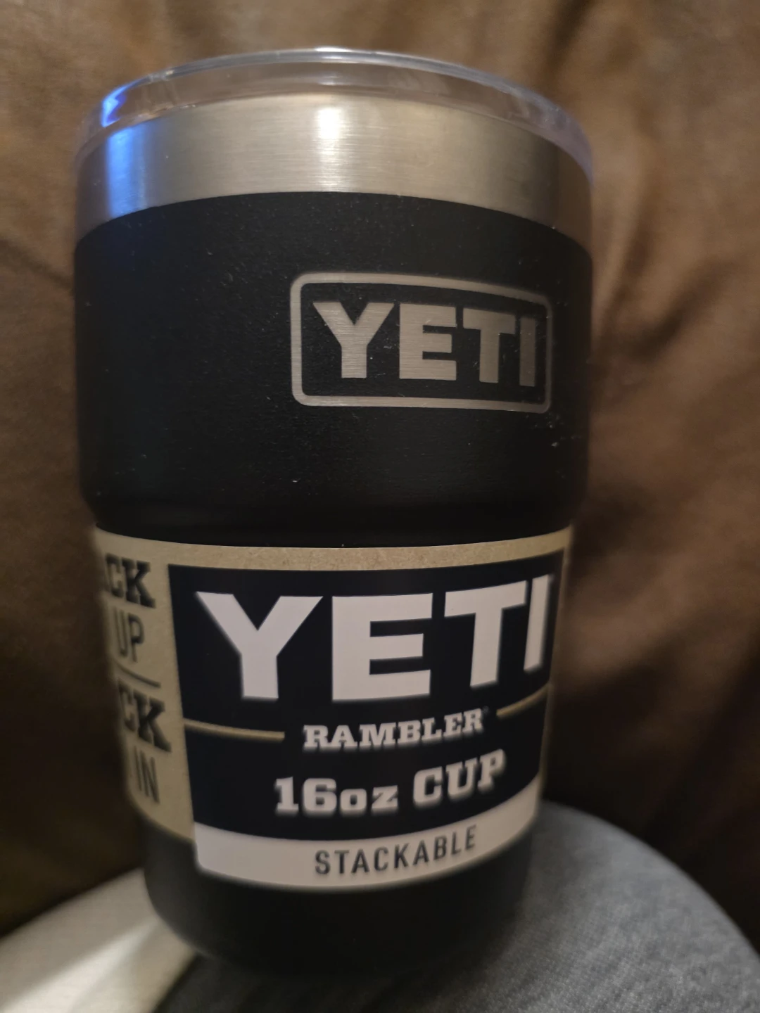 YETI Rambler 16oz Stackable Cup - Black