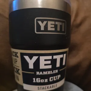 YETI Rambler 16oz Stackable Cup - Black