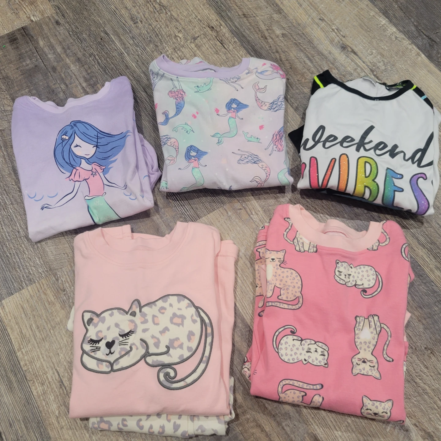 Girls Pajama Sets (Size 8)