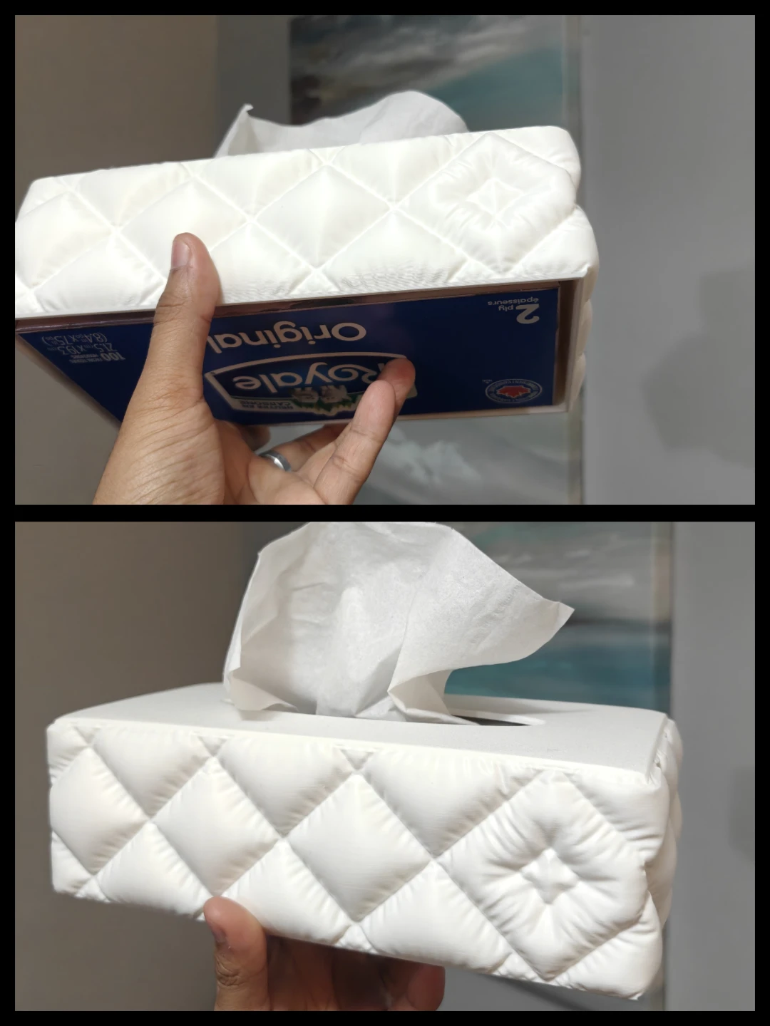 3D printed tissue box cover