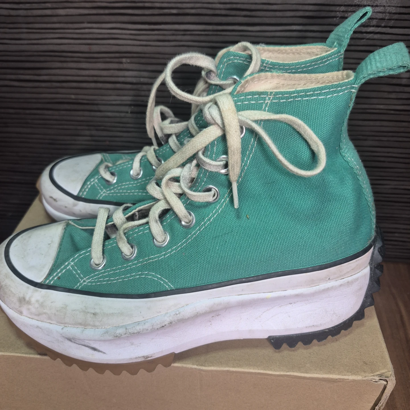 Converse Run Star Hike High Top Sneakers - Teal - photo 3