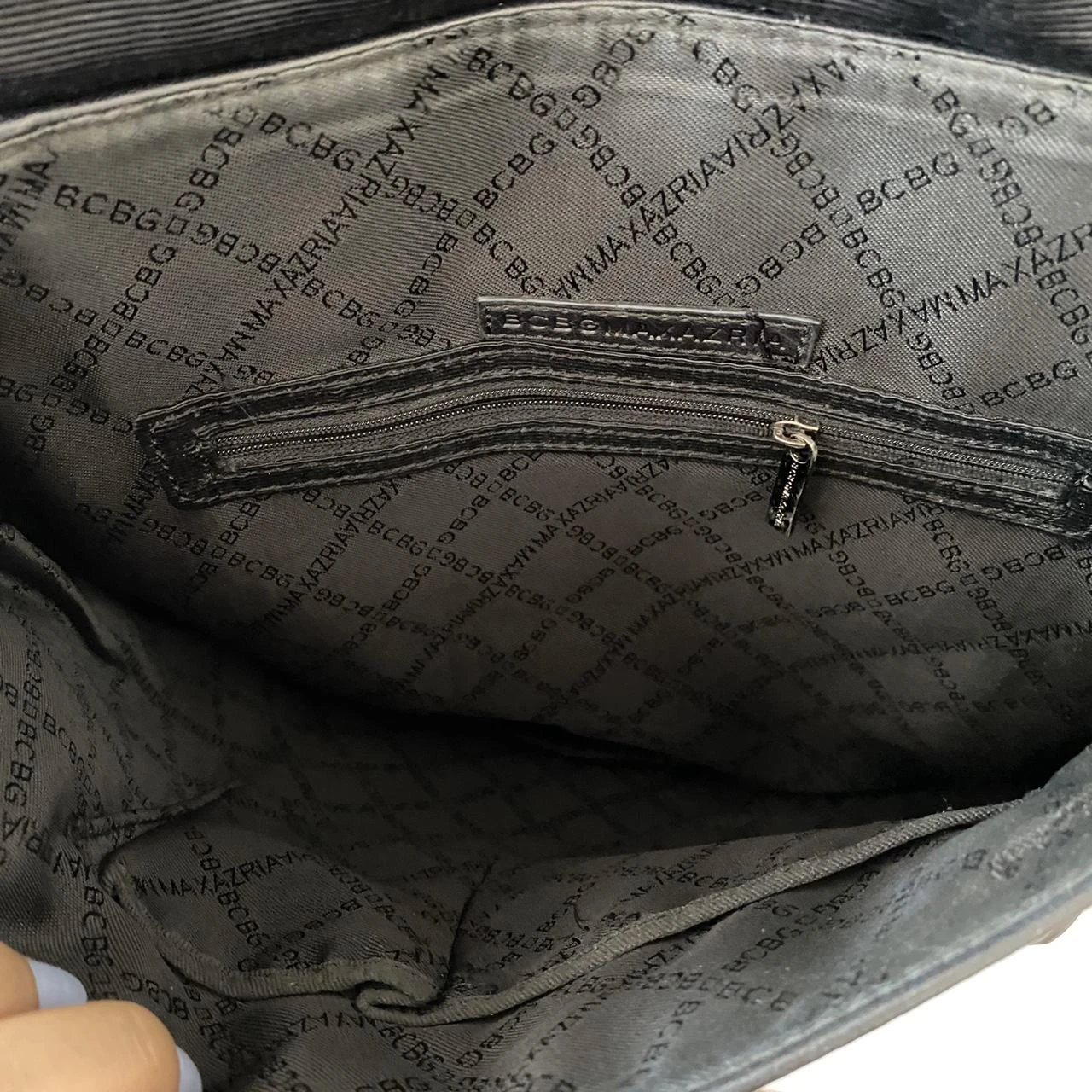 BCBG Black Chain Tote Bag - photo 3