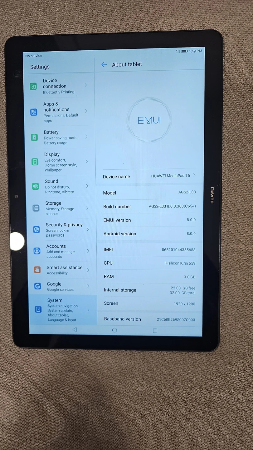 Huawei MediaPad T5 Tablet - 32GB