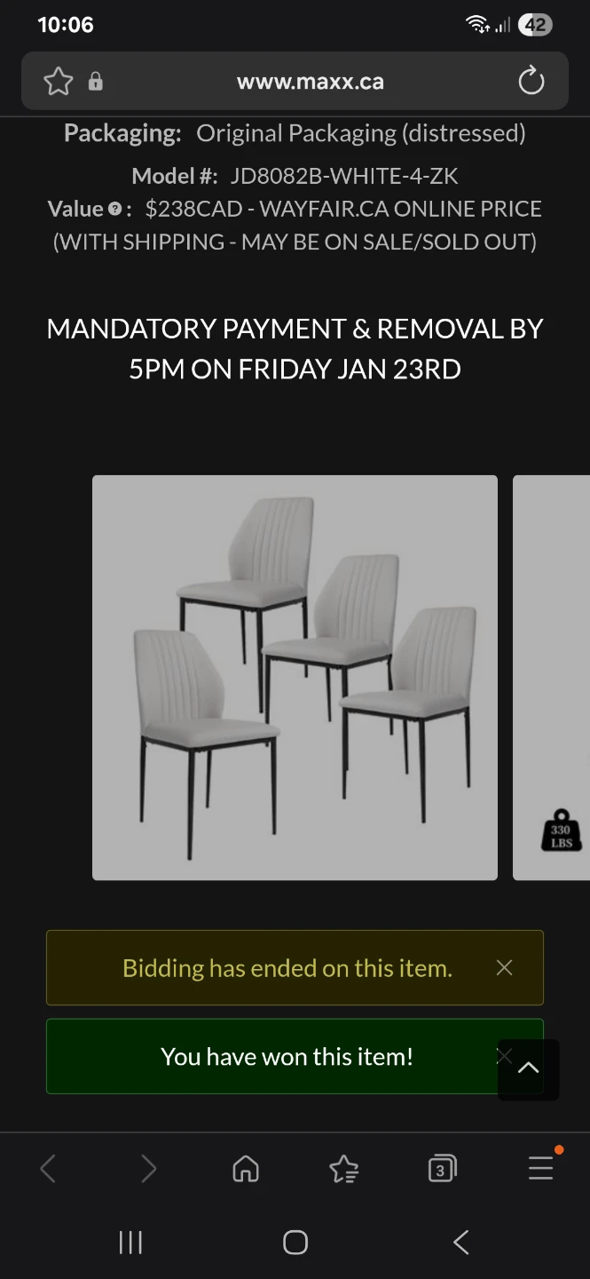 Latitude Run Faux Leather Dining Chairs - Set of 4