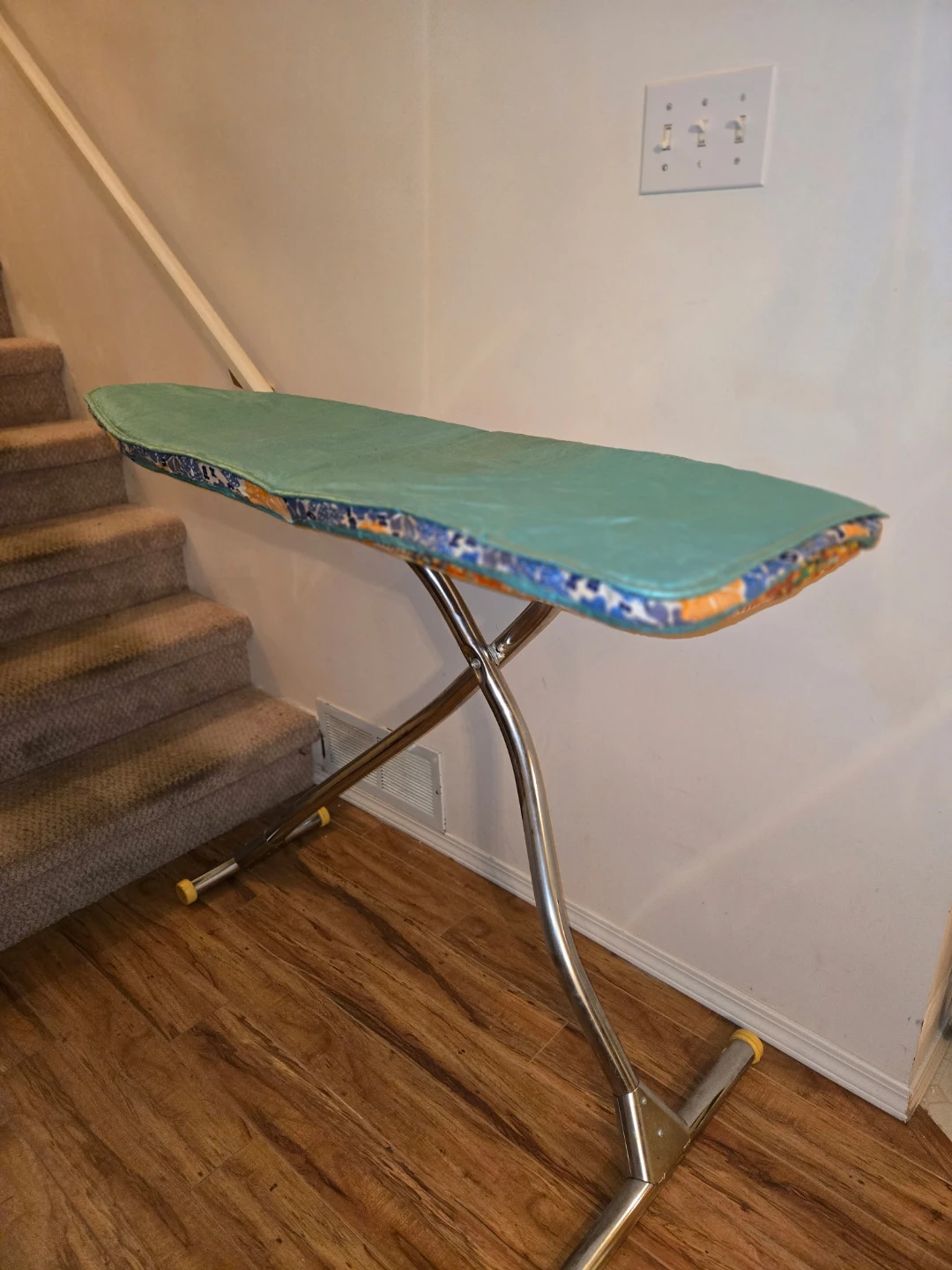 RID-JID Retro 1960's Folding Steel Mesh Ironing Board