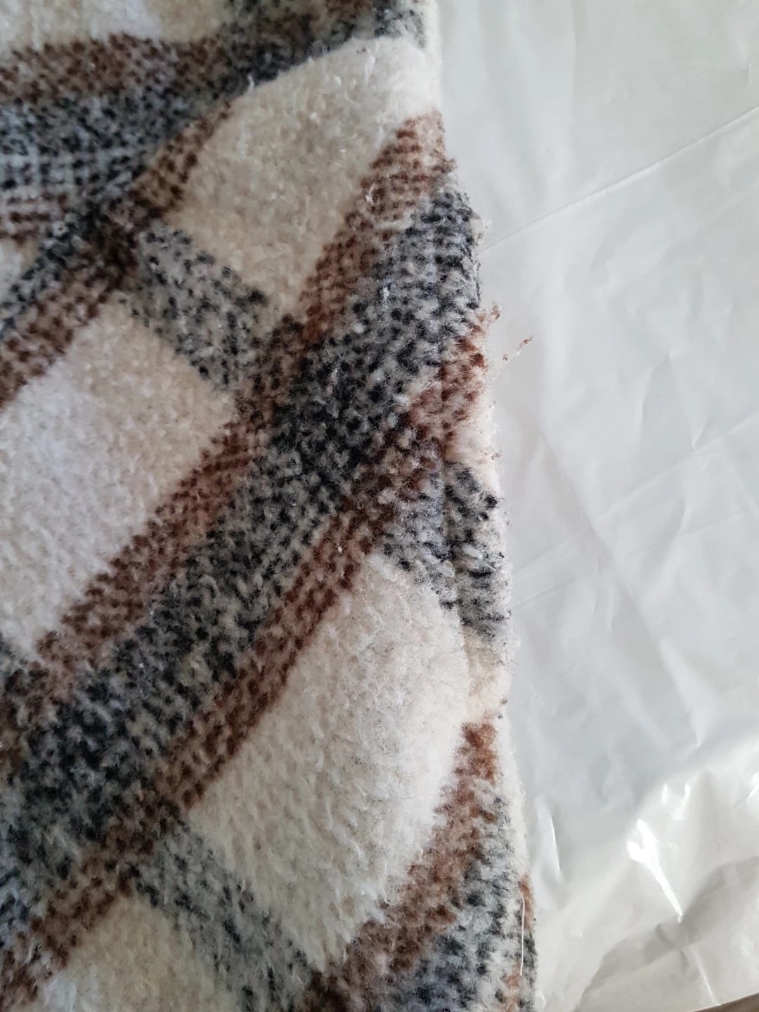 DESIGN LAB Plaid Sherpa Lined Jacket XS/TP - photo 2