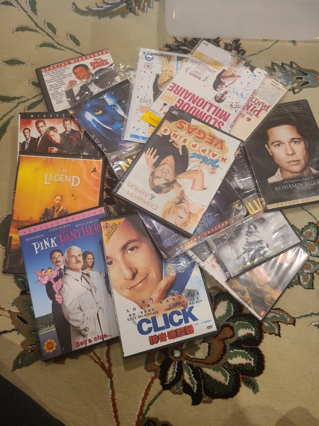 Mixed DVD Lot - Adam Sandler, Will Smith, Brad Pitt