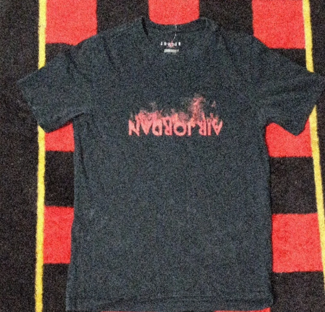 Air Jordan flames shirt