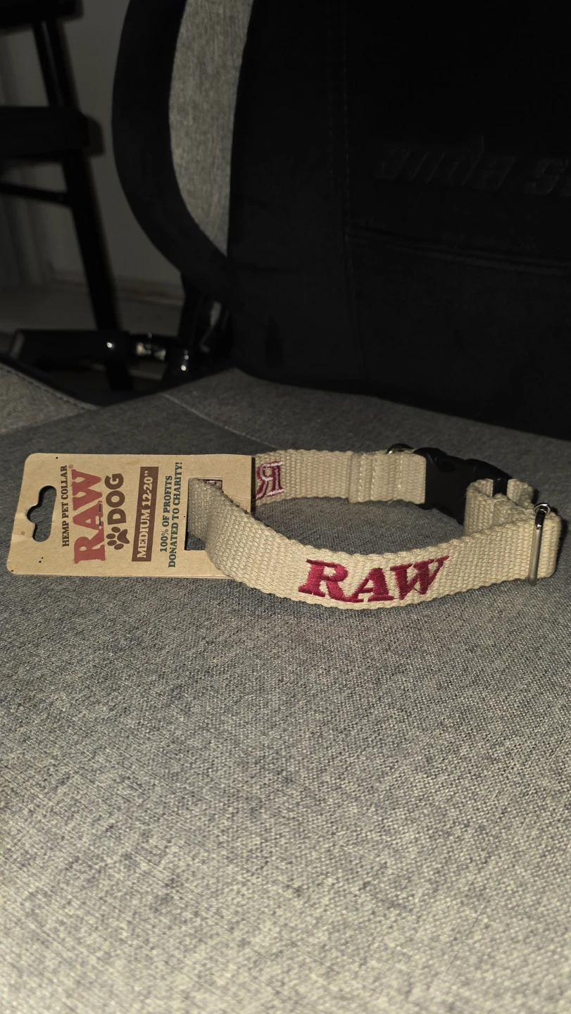 RAW Dog Hemp Pet Collar - Medium
