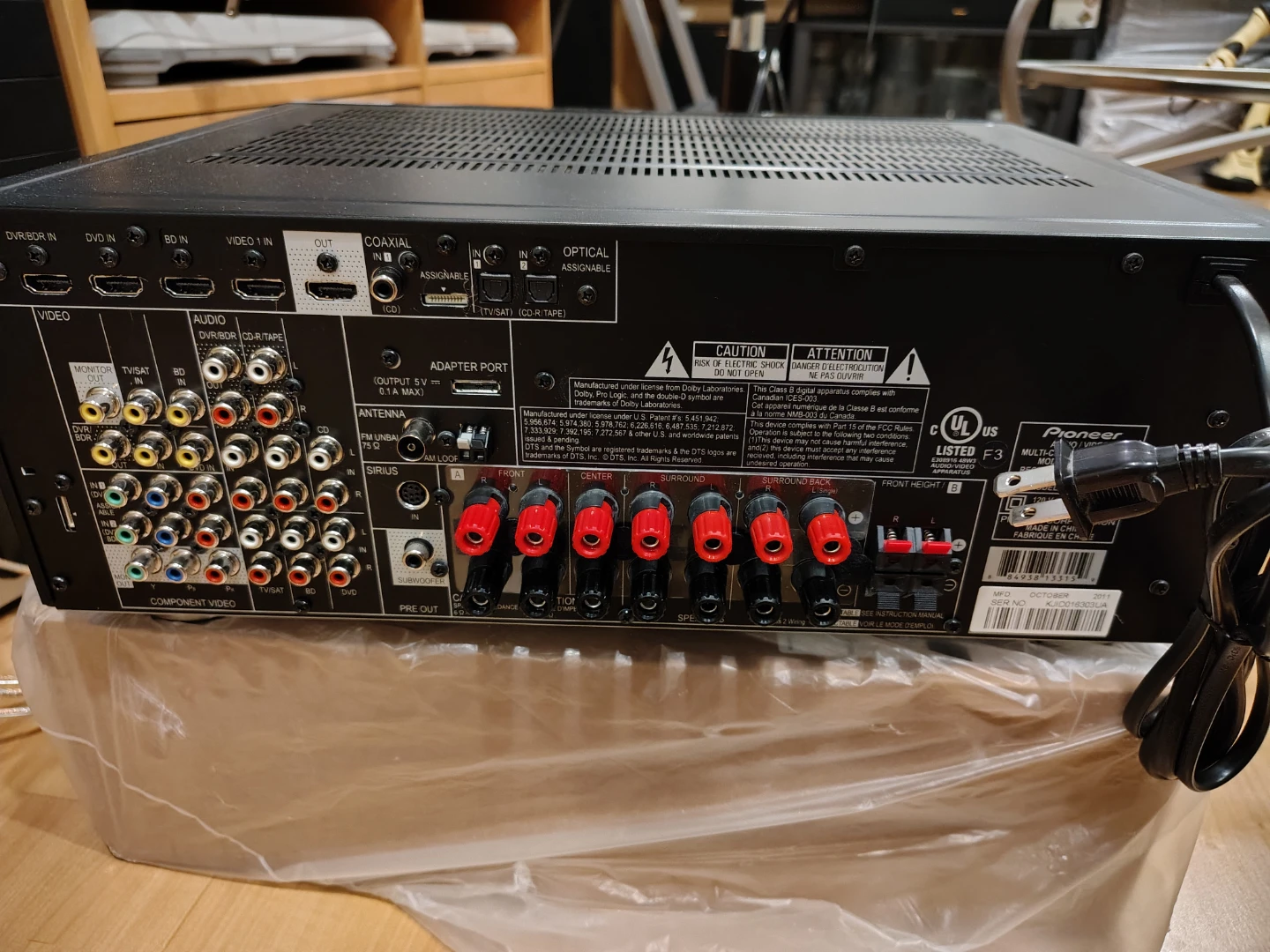 Pioneer VSX-921-K 770W 7.1 HDMI Home Theater Receiver - photo 5