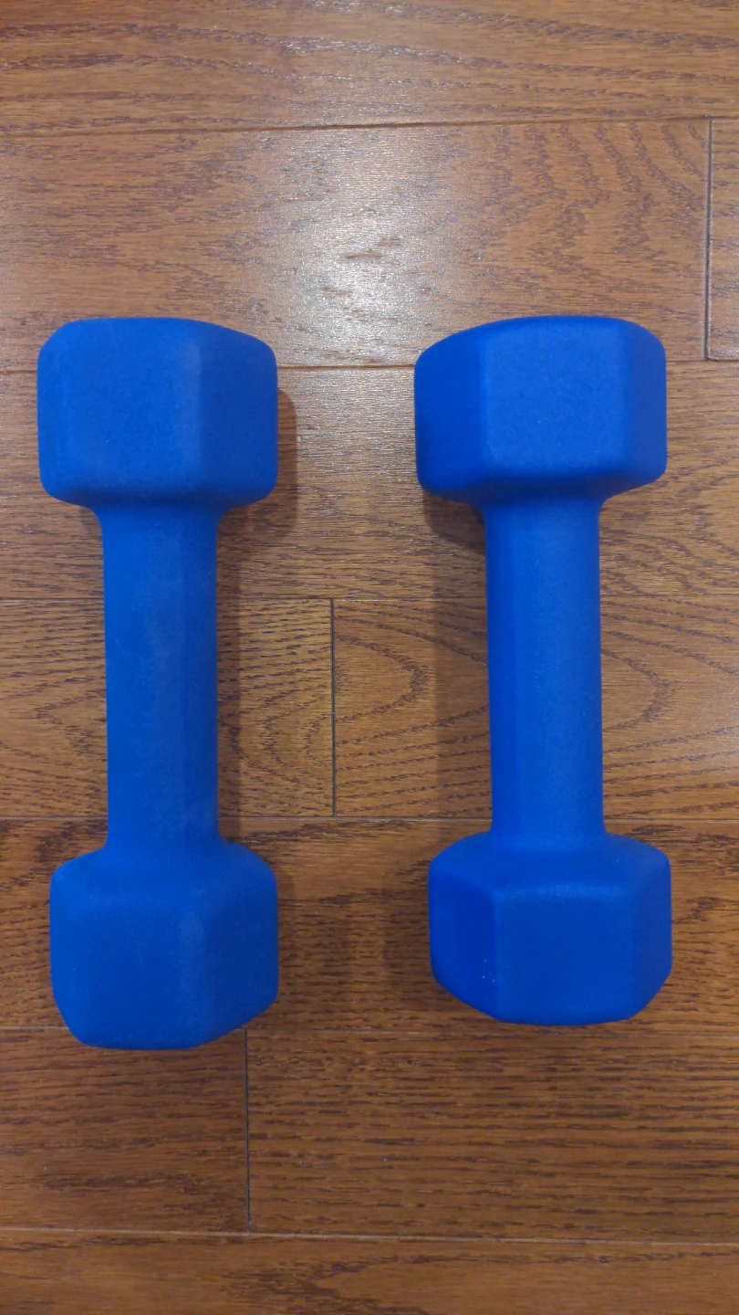 8lb Dumbbells (Set of 2) - Blue