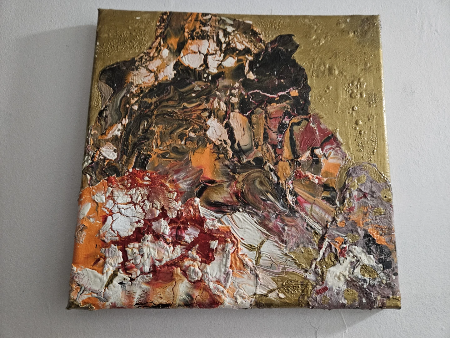 Abstract Acrylic Painting 25cm x 25 cm - photo 3