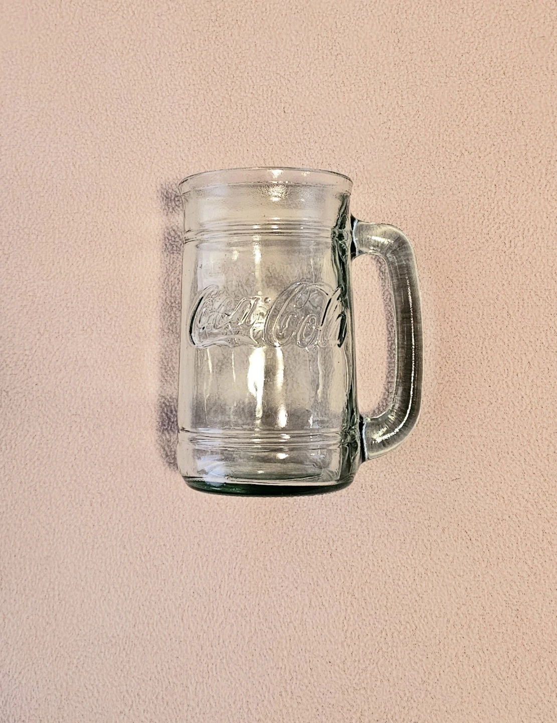 Coca-Cola Embossed Glass Mugs with Handles - Set of 5 $20 - photo 2