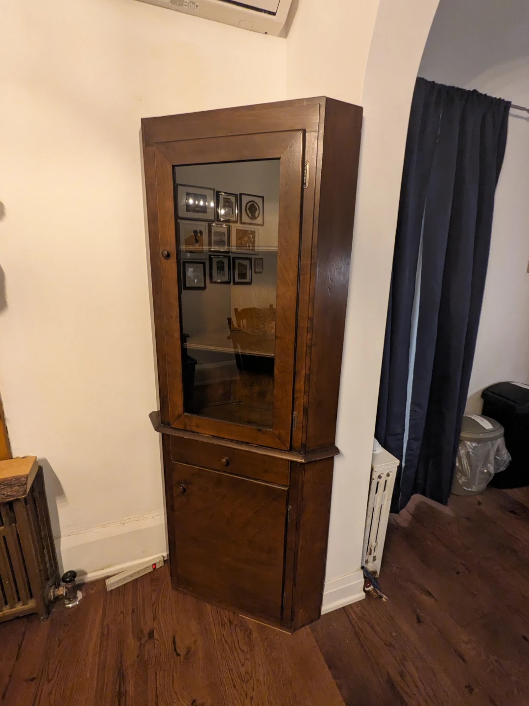 Vintage Corner Cabinet