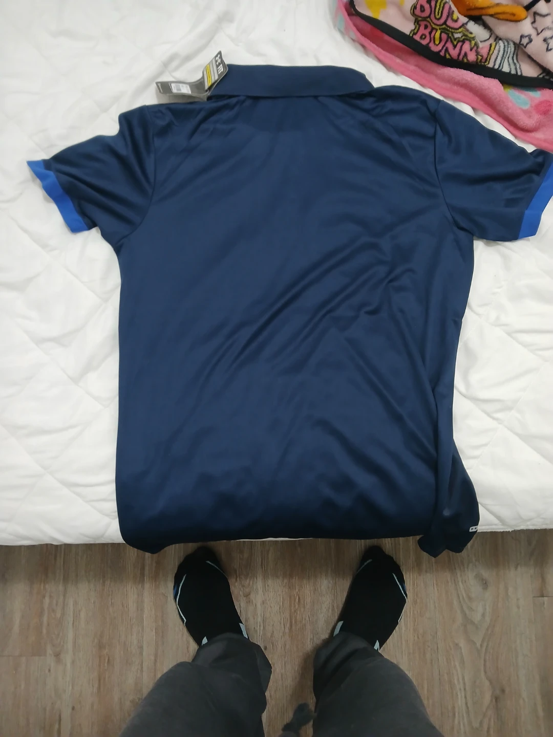 Under Armour HeatGear Polo Shirt - Navy Blue - L