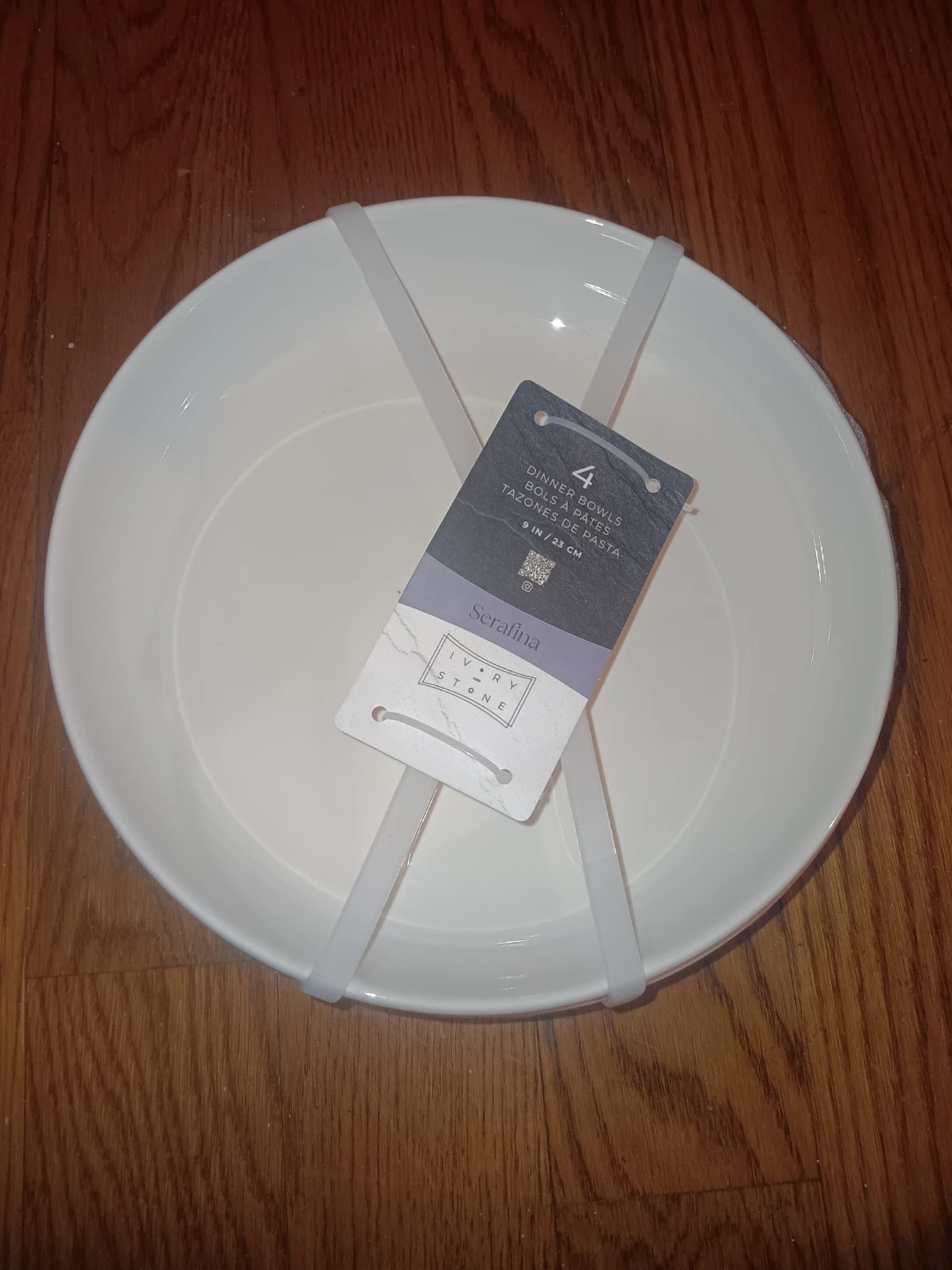 Serafina Ivory Stone Dinner Bowls - 3 Pack