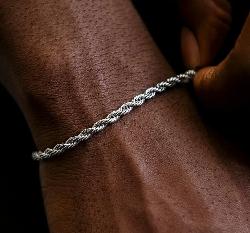Flex Rope 925 Sterling Silver Bracelet - photo 3