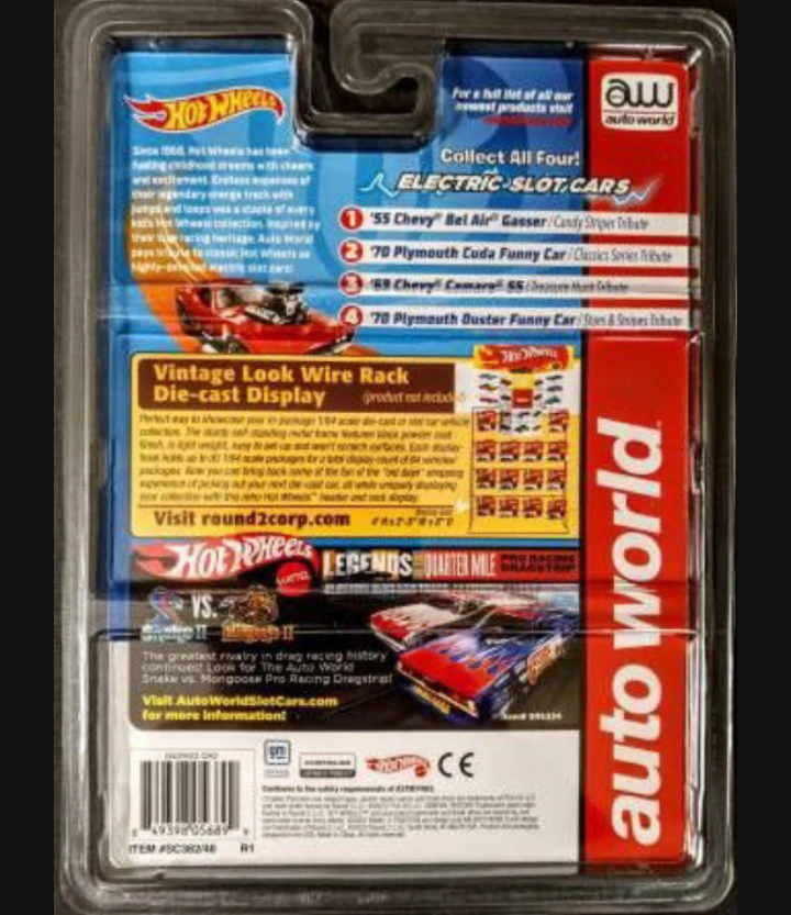 Auto World Hot Wheels '69 Chevy Camaro SS Slot Car (Brand New) - photo 2