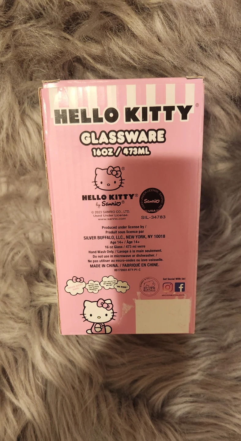 Hello Kitty Glassware Tumbler 16oz - photo 3