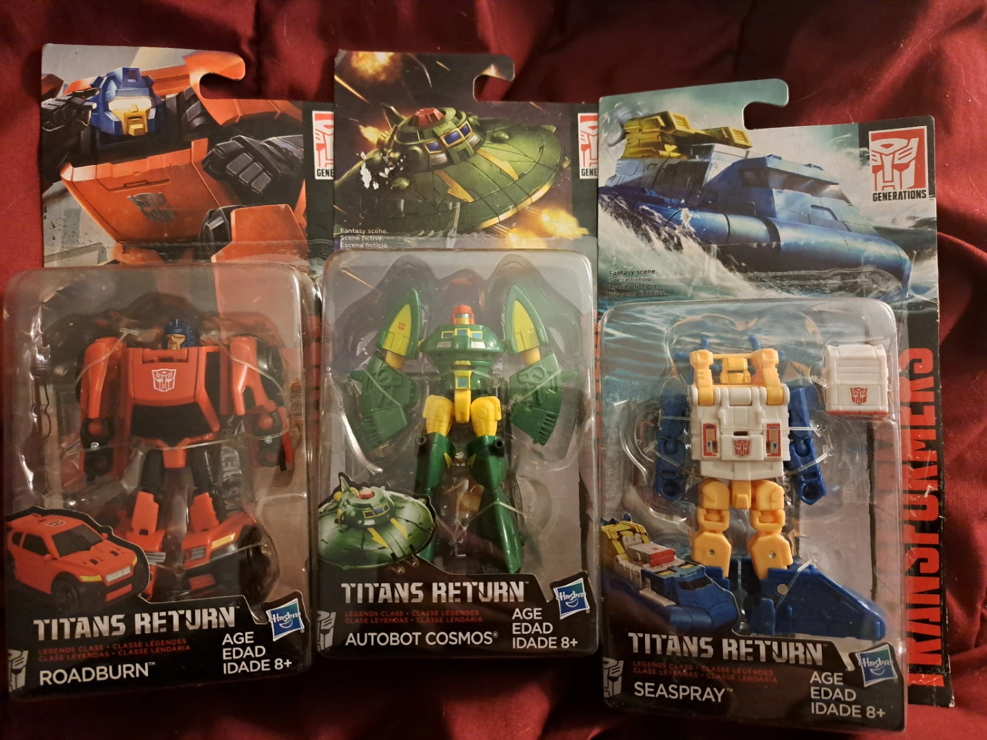 Transformers Titans Return Lot - Roadburn, Cosmos, Seaspray