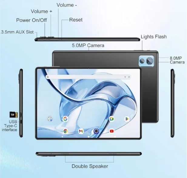 DEERTIME Tablet 10.1 inch, 30GB RAM+64GB ROM - photo 2