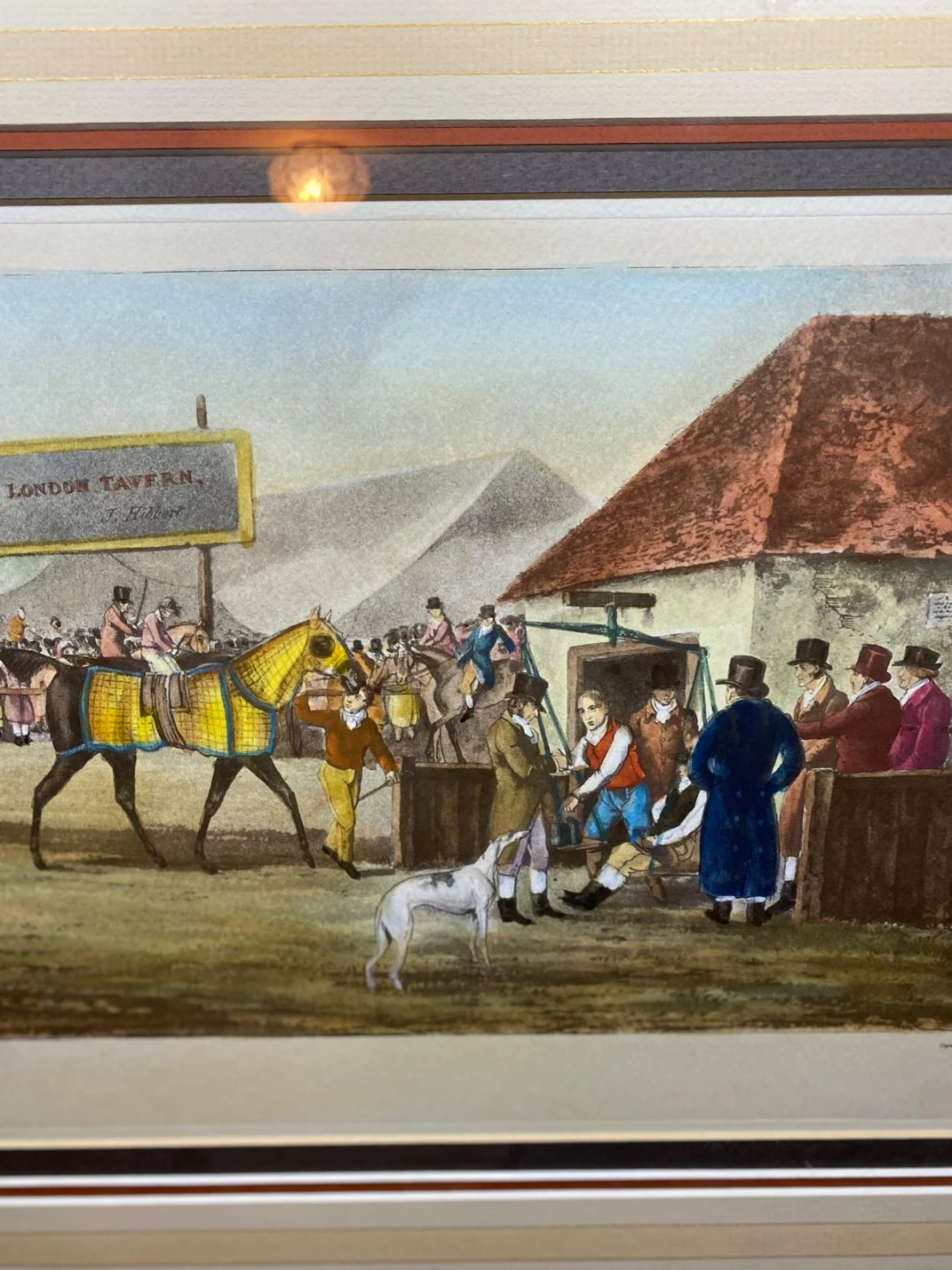 Framed Ipswich Horse Racing Print - photo 3
