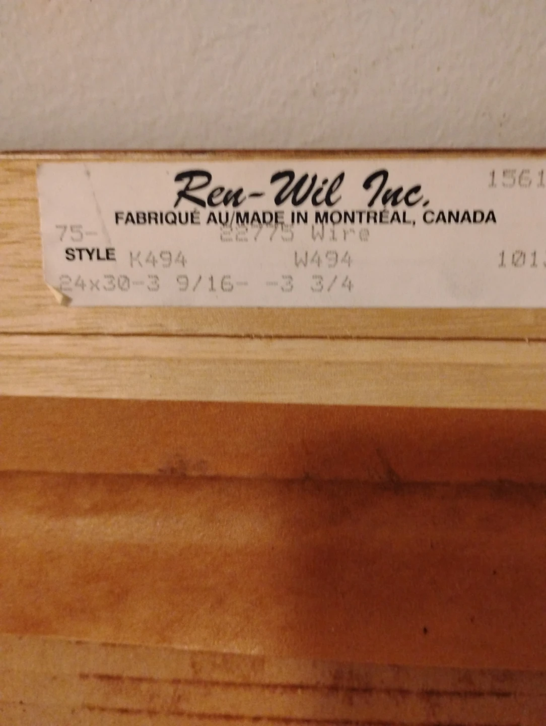 Ren-Wil Inc. Framed Art Style K494 24x30 - photo 2